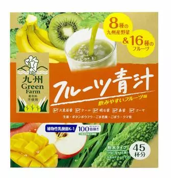 Зеленый сок Kyushu GreenFarm Fruit 45 пакетов