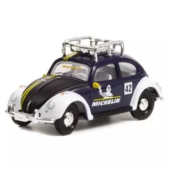 зеленый свет 1/64 volkswagen michelin 1951 синий Greenlight Michelin Tires мини-автомобиль [продукт]