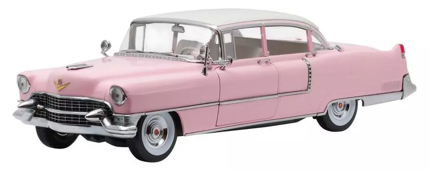 Зеленый свет Элвис Пресли 1955 Розовый Cadillac Fleetwood Series 60 1/18 розовый