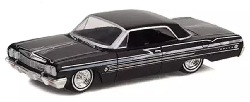 Зеленый свет MIJO Lowriders 1964 Chevy Impala ss BK 164 чёрный