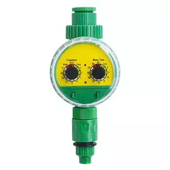 Зеленый уличный пластиковый садовый электронный автоматический поливочный шланг таймер для полива водопроводный шланг зелёный