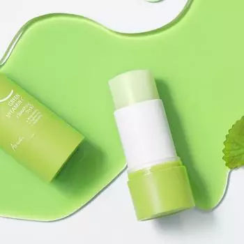 Зеленый успокаивающий стик с витамином С 24 г