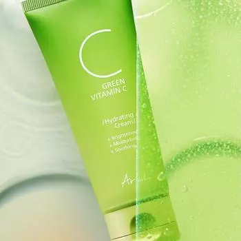 Зеленый увлажняющий крем с витамином С 100 мл
