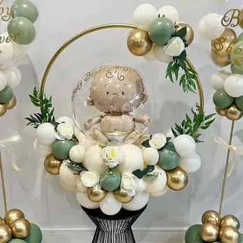 Зеленый воздушный шар авокадо, гирлянда, арочный комплект, детский воздушный шар, воздушный шар для детского душа, украшение для дня рождения, подарок для детей, латексный воздушный шар с конфетти