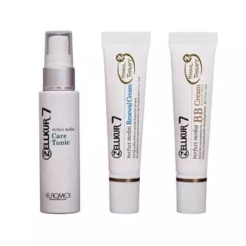 Zellkur home care 3-piece skin care herbal peeling post-care set Home care 3-piece set (small)/all skin types