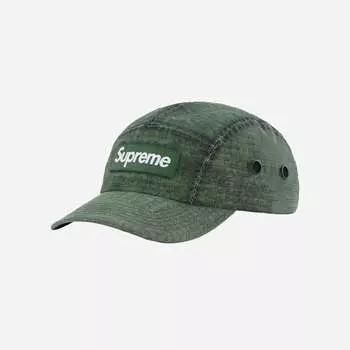 Зелёная кепка Supreme Ripstop Camp 23FW -