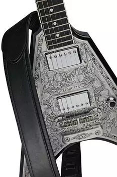 ZEMAITIS Ремень для гитары Кожаный ремень