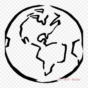 Земля для детей, земля, термопереносная печать, виниловые нашивки, наклейки для одежды, аппликации «сделай сам», моющиеся нашивки