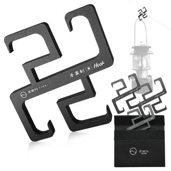 ZEN Camps Shuriken Крюк для веревки Крючок для веревки Подвесной крючок Палатка для кемпинга Брезент для кемпинга на открытом воздухе (Набор 3) S-крючок