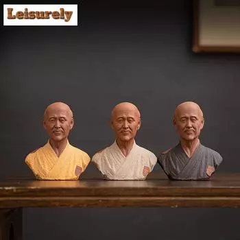 Zen Ceramic Master Hongyi Bust Home Furnishing New Chinese Style Кабинет Чайная комната Креативный Рабочий стол Украшения Аксессуары