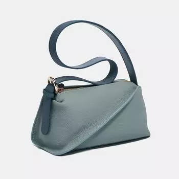 Женская маленькая панельная сумка через плечо Zency бежевый