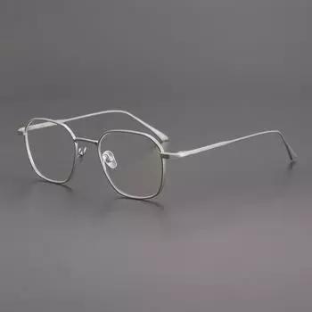 Zeng Tongyong Pure Titanium Polygonal Glasses Frame for Slimming Myopic Faces