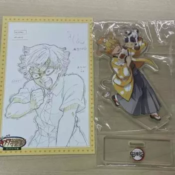 Zenitsu Cow New Year Acrylic Postcard