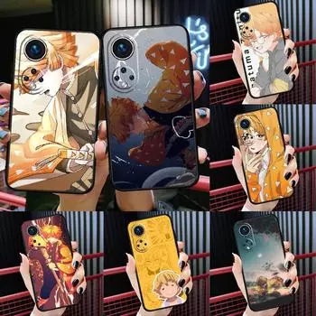 Zenitsu Demon Slayer для Huawei P40 Lite P20 P30 Pro Nova 9 Nova 5T P Smart 2019 чехол для Honor 50 8X 9X 10i Huawei Nova 5T