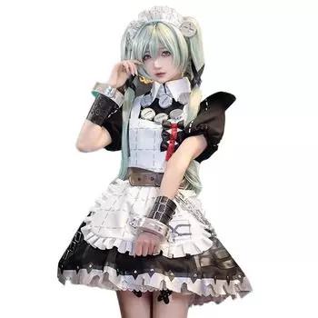 Zenless Zone Zero Карин Викус Косплей Игра Одежда для горничной [milky time] чёрный