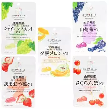Zennoh Nippon Ale Gummies Best Selling 5 Types Assorted белый