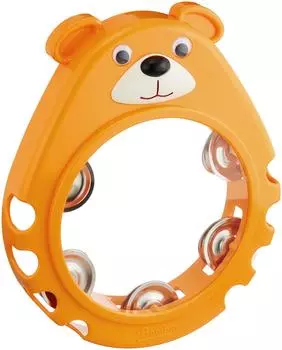 Zenon Bambina Tambourine Bear Yellow Made in Japan BTB-BEYL