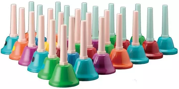Zenon Music Bell Rainbow Color 27 Sound Special Set ZMB-C