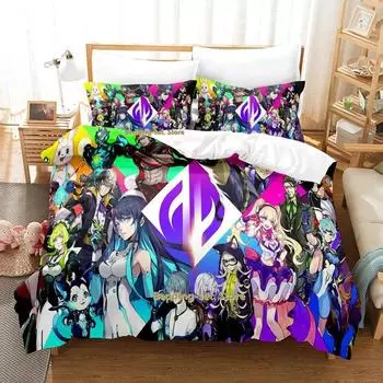 Zenonzard Bedding Set Single Twin Full Queen King Size Bed Set Adult Kid Bedroom Duvetcover Sets Anime parure de lit Bed EU Single 135x200cm