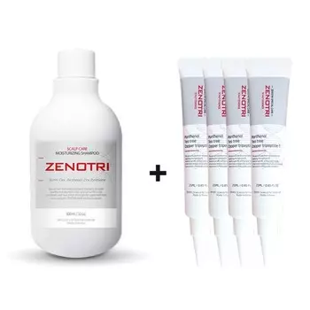 [Zenotri] Anti-dandruff shampoo 300ml + scalp essence 25ml x 4