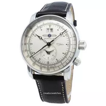 Zeppelin 100 Jahre 7640-1 76401 Quartz Tachymeter Мужские часы