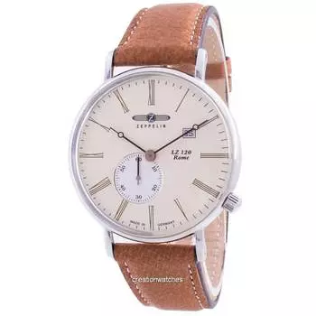 Zeppelin LZ120 Rome 7134-5 71345 Кварцевые мужские часы бежевый