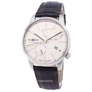 Zeppelin Series Flatline Power Reserve Germany Made 7366-5 73665 Мужские часы