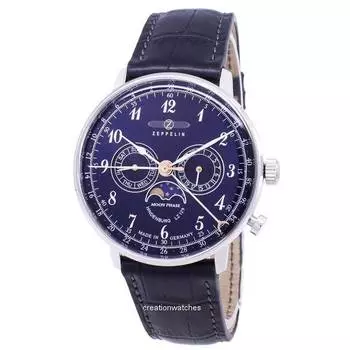 Zeppelin Series LZ 129 Hindenburg Germany Made 7036-3 70363 Мужские часы синий