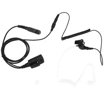 Zerama Walkie Talkie с воздушной акустической трубкой, наушник, гарнитура для радио HYT Hytera PD600 PD602 PD605
