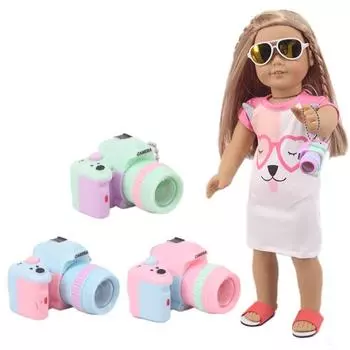 Зеркальная фотокамера для энтузиастов, имитация пленочной камеры со звуковыми камерами, брелок для ключей, детские игрушки 1pc color random