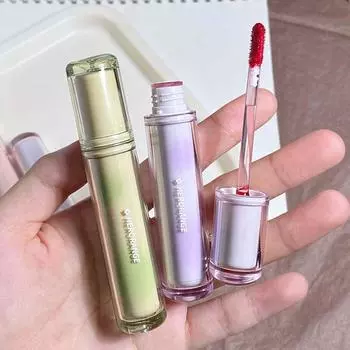 Зеркальная глазурь для губ с фруктовым чаем и холодным чаем не легко прилипает к чашке и образует пленку, прозрачный стеклянный желейный блеск для губ для осени и зимы.