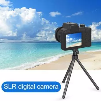 Зеркальная камера XD5 HD-совместимая 30-кратная оптическая зум акриловая черная многофункциональная цифровая видеокамера для детей