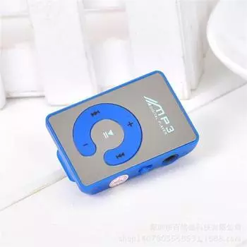 Зеркальная карта C-Key Mp3 с кабелем для передачи данных, наушники, перезаряжаемый портативный Mp3-плеер с клипсой белый