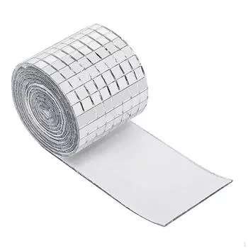 Зеркальная мозаика Самоклеящаяся мозаика 4 различных листа на выбор Блестящие квадратные украшения своими руками 100cm 5mmx5mm