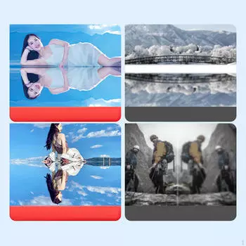 Зеркальное отражение камеры смартфона клип для видеоблогеров/любителей фотографии телефон/камера/все белый