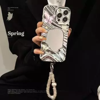 Зеркальный чехол-бабочка для телефона iPhone 11/12/13/14/15 15promax