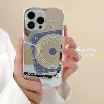 Зеркальный чехол для Huawei Nova 12 и Honor 90, защитный чехол для iPhone 14 Pro и Apple 16, подходит для iPhone XS