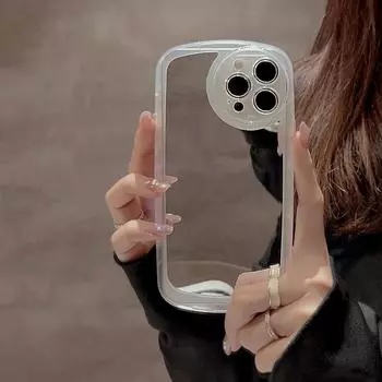 Зеркальный чехол Ins для телефона Iphone 11 12 Promax 14 Pro Max 13promax Jane, противоударная задняя крышка, милый чехол Fundas Capa Conque For iphone 14