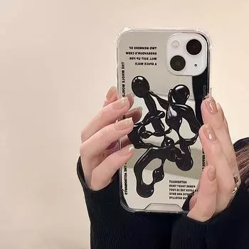 Зеркальный чехол Zhitai для iPhone 15 Pro Max, Apple 16 Plus, Huawei P60 и Xiaomi 14. Huawei P30 Pro