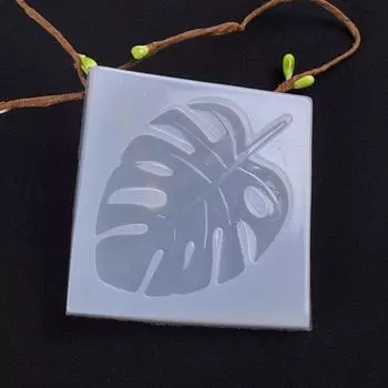 Зеркальный кристалл, эпоксидный гель, силиконовая форма, модель листа, сделай сам, ручная настенная форма для выпечки шоколада слоновая кость