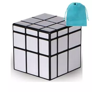 Зеркальный куб Kancharo Kishiba Mirror Cube [Мешочек/Оригинальный продукт] (Серебро, 3x3)