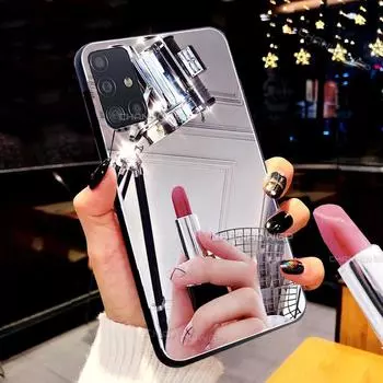 Зеркальный мягкий чехол из ТПУ для Samsung Galaxy A51 A71 A50 A70 A30 A20E A30S A50S A70S A10 A20 A40 A90 A01 A21 A81 S20 S10 Plus Ultra S10E S9 S8 Note10 Samsung S10 5G