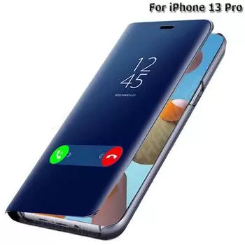 Зеркальный противоударный чехол для телефона iPhone 13 Pro Max iPhone 13 Pro Max серебряный