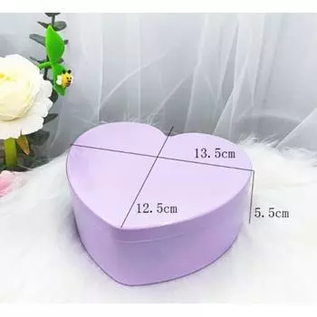 Зеркальный ящик для хранения ювелирных изделий с дизайном сердца