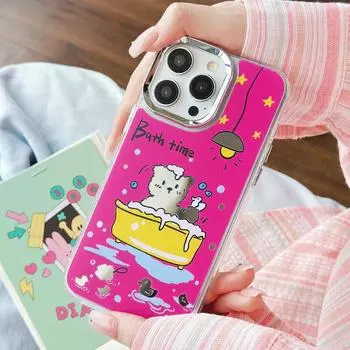 Зеркальный ТПУ чехол 3-в-1 Zhitai для iPhone 13/12/14/15Pro iPhone 14 Pro Max