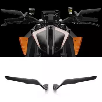 Зеркала для KTM 1390 Super Duke R 2024, боковое зеркало для мотоцикла, спортивный комплект зеркал заднего вида, регулируемые боковые зеркала чёрный