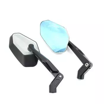 Зеркала заднего вида для BMW R1250 GS, регулируемое боковое зеркало для мотоцикла, складное алюминиевое с ЧПУ R1250GS Adventure 2019-2023 серебряный