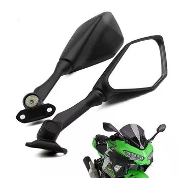 Зеркала заднего вида для Kawasaki Ninja 300R EX300 2013-2017 ZX6R 636 2013-2023 для Honda CBR600RR 03-11 чёрный