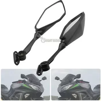 Зеркала заднего вида для мотоцикла ниндзя для Kawasaki Ninja125 250 300 400 650 1000 H2 H2R ZX6R ZX10R
