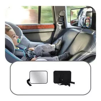 Зеркала заднего вида для ухода за детьми, детские сиденья, крепление для подголовника, регулируемое, широкое, высокое качество, стиль интерьера автомобиля
